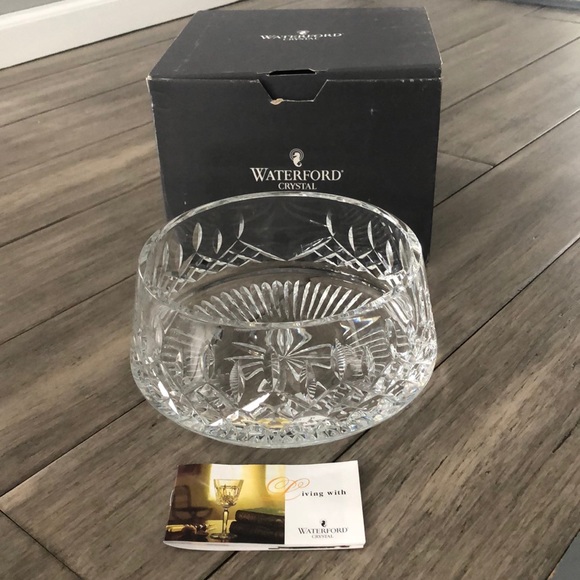 WATERFORD Crystal 8” Serving Bowl